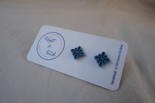 Blue Stud Earrings
