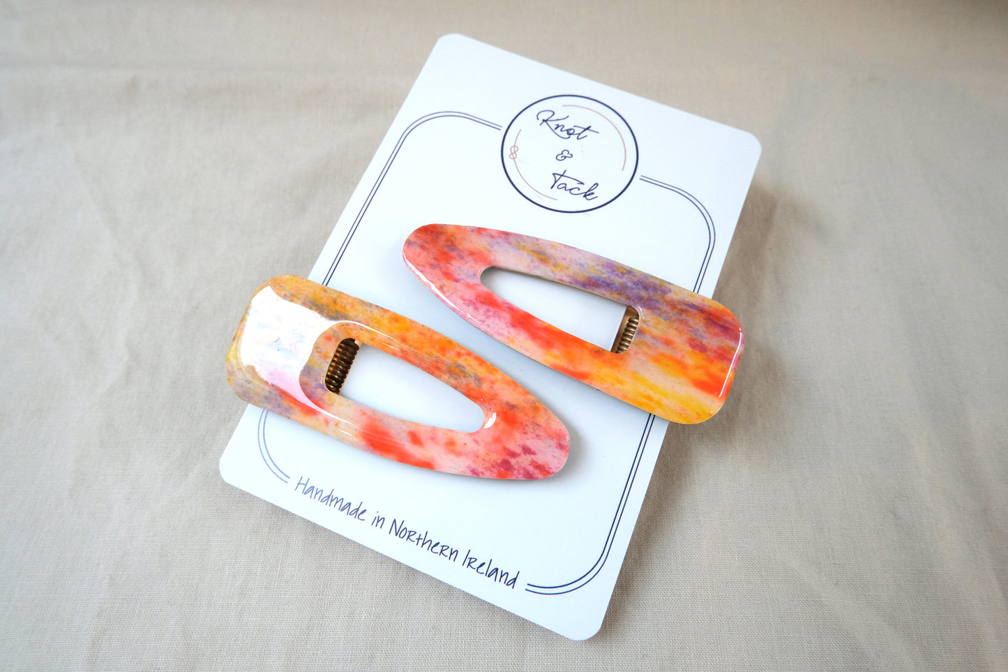 Sunset Large Hairclips