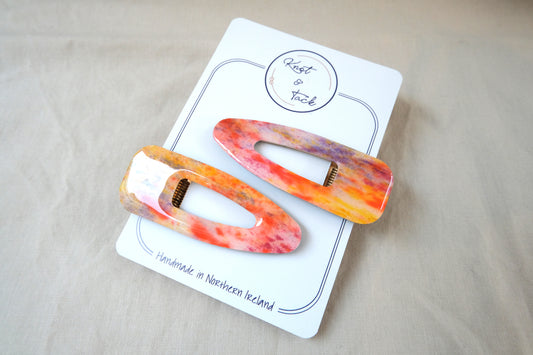 Sunset Large Hairclips