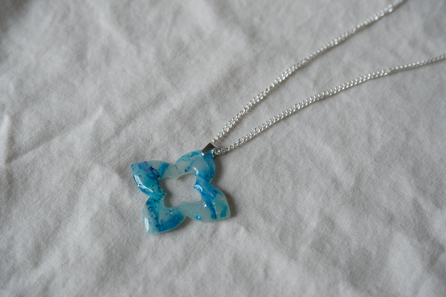 Ocean Blue four-point Necklace